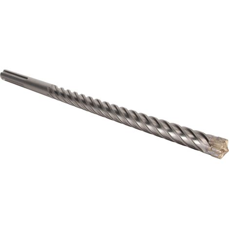 Foret à percussion à 6 cannelures, foret en carbure, jeu de forets pour perceuse à percussion électrique, foret pour marteau perforateur adapté à la brique, à la pierre et au béton. (1/5)