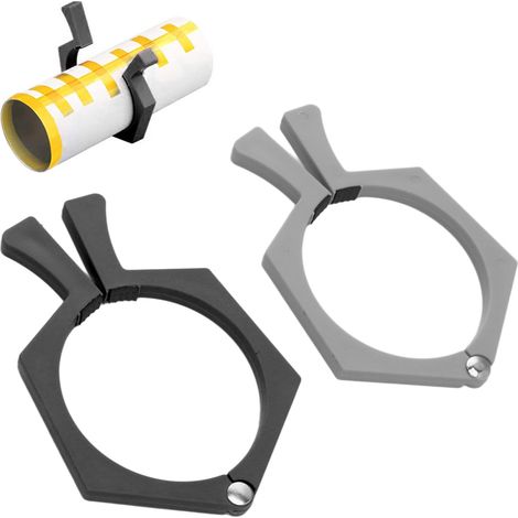 Anti-Rutsch-Sublimationsclips aus ABS – 2er-Pack, Grau – Clips für Becher, Gläser und Sublimationspapier (1/5)