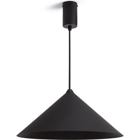 LED Pendelleuchte 8W Aluminium Elise L Schwarz (1/5)