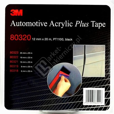 3M 80319 NASTRO BIADESIVO BLISTERATO 9 mm X 20 m (1/2)