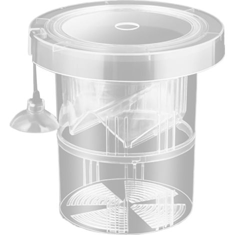 Boîte de reproduction de poissons, boîte d'éleveur de poissons pour aquarium Boîte de pépinière flottante – Cas d'acclimatation réutilisable en maille serrée pour la culture d'aliments