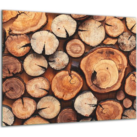 PLAQUE DE PROTECTION EN VERRE POUR POÊLE 60x52 BOIS (1/5)
