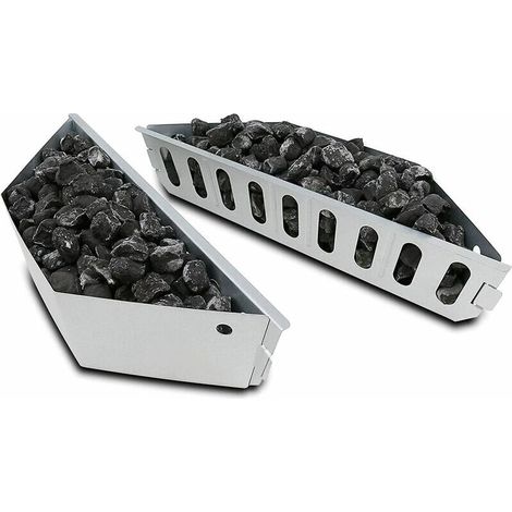 royaluxe - Paniers à Charbon Char-Basket pour Weber 7403 Barbecues à Charbon de 47,6 et 67 cm, Panier Charbon pour Chaleur Directe et Indirecte, 2 Pack, (1/5)