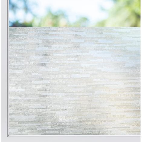 Película adhesiva electrostática, opaca, con protección UV, reutilizable, antirreflejos, acabado mate, para oficinas, hogares, baños, dormitorios y cocinas, 60 x 200 cm. (1/5)