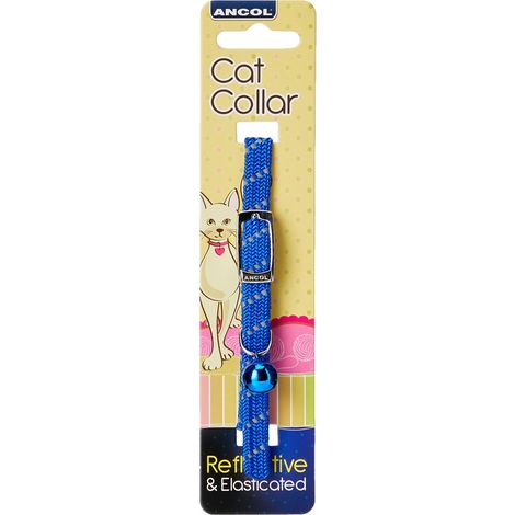 Ancol Cat Collar Reflective Blue - sgl - 217977 (1/5)
