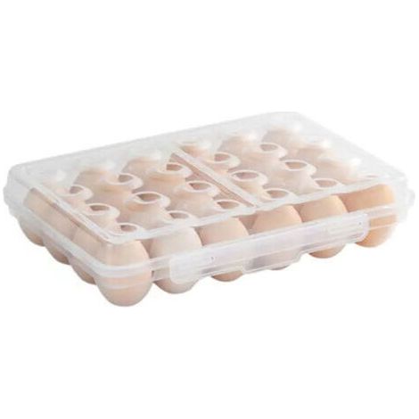 BUNTHAUS Boîte à œufs transparente d'extérieur Tommoy01 avec verrou de sécurité