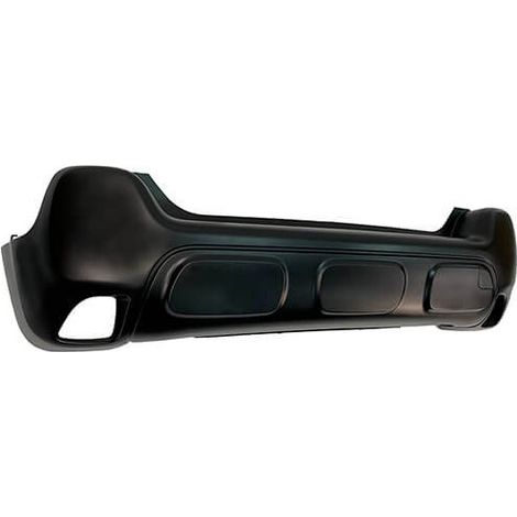 Pare-choc arrière noir Citroen C3 Aircross phase 1 depuis 2017
