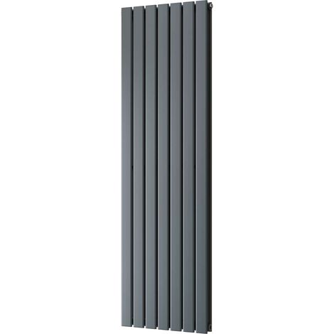 Typhoon - Anthracite Vertical Radiator H1600mm x W476mm Double Panel