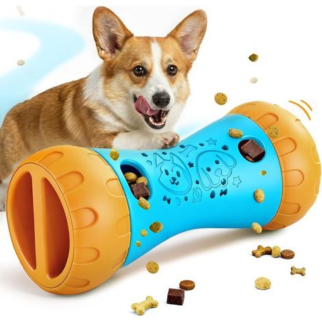 Jouet Interactif Chien,Jouet Chien pour Combattre L'Ennui Et Améliorer Son Qi,Anniversaire,Lavable Giochi Interattivi per Cani Slow Food Explorer,Adatto a Tutti I Cani,Bleu (1/5)
