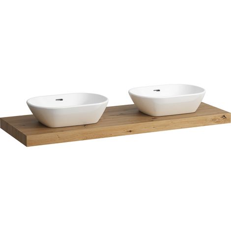 LAUFEN LANI placa de lavabo, recortable izquierda y derecha,