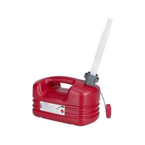 Bid贸n de gasolina de pl谩stico de 5 litros