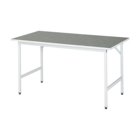 Rau Arbeitstisch Linoleum BxTxH 1500x800x800-850mm (1/5)
