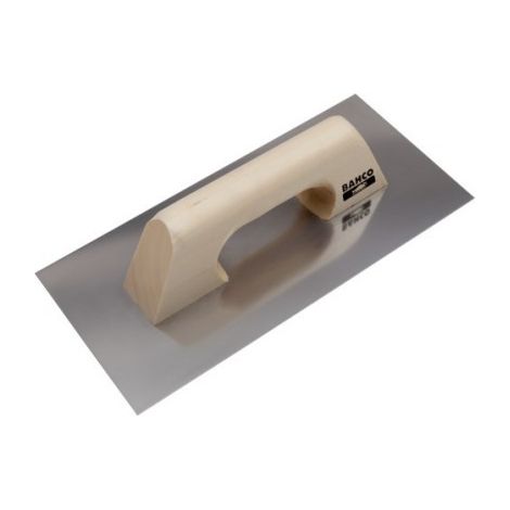 BAHCO - Platoir avec lame en acier inoxydable et poignée légère en peuplier, 300mmx140mm