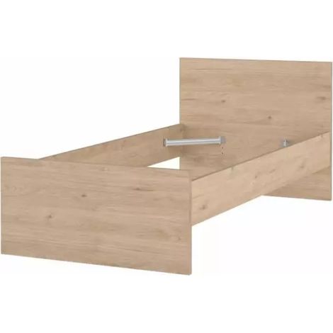giroletto singolo "naia" effetto quercia 90x190 cm