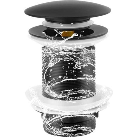 Bonde de Lavabo, Vidage Lavabo Pop-up, Bonde de Vidage Sans Trop Plein, Bonde Lavabo Universelle, Bonde Clic Clac (1/5)