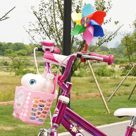 Girouette colorée pour guidon vélo enfant et trottinette - Décoration amusante pour cyclisme (1/2)