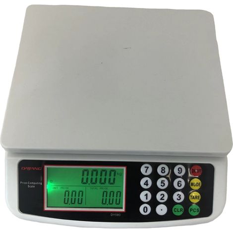 Professionelle Küchenwaage, 30 kg, große, präzise digitale elektronische Lebensmittelwaage, 1 g, Edelstahl und Zähl-Tara-Funktion, Lebensmittelwaage für Feinkostfleisch
