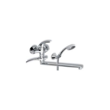 Novaservis Metalia 55 - Robinetterie de baignoire murale complète, chrome 55072,0 (1/2)