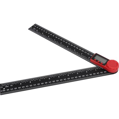 Règle de mesure numérique 2-en-1 avec écran LCD, 300 mm, précise et portable en plastique durable (1/5)