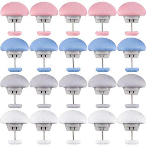 Attache de couette douce pour la peau et non glacée pour draps sans couture, coins de couette antidérapants, housses de couette, tissus en coton et boucles de fixation de couette. (1/5)