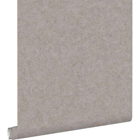 papier peint uni effet béton marron - ESTAhome (1/5)