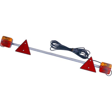 Rampe De Signalisation Agricole - 1 Pièce - 1 20 M - Résistante Aux Intempéries - Pour Zones De Travail En Champ Et Chantier (1/2)