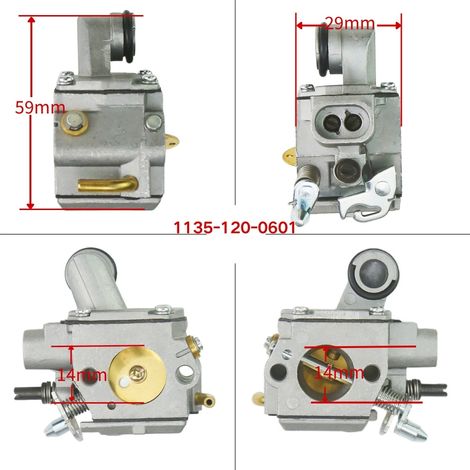 Compatible with the carburetor of the Stiger MS361/1135 120 0601 HE-22A/C3R-S236 ZAMA chainsaws--DTEKGAZ