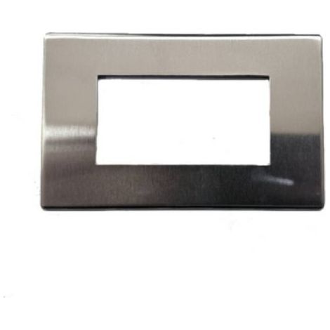 PLACCHETTA PER SEGNAPASSO 503 ANTRACITE, CORTEN, BIANCO, NICHEL COMPATIBILE 220V Nichel