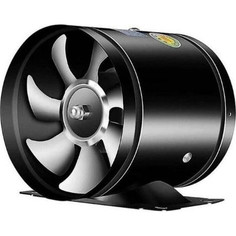 Ventilateur d'Extraction Métallique pour Conduit Salle de Bains Toilettes Mini Ventilation Murale 4 Pouces (1/4)