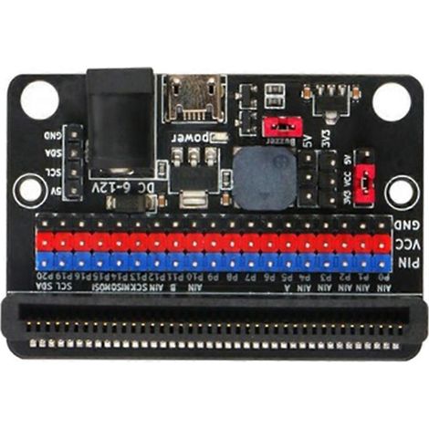 1 placa de expansión para Microbit GPIO Expansion Python IO:Bit 5V con zumbador pasivo integrado (1/5)