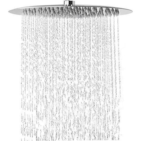Regendusche 25cm Edelstahl, Selbstreinigend, Hochdruck, Verstellbar (1/5)