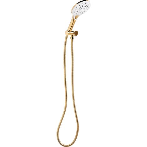 Shower Head and Hose Kit IQUIRA 4-function Gold