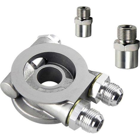 AN8 AN10 Aluminium-Autoteile: Sandwichfilteradapter für Ölkühler, Turbothermostatadapter und A2-Öldrucksensor (1/5)