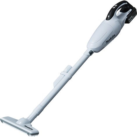 MAKITA Akku-Staubsauger 18 V / 3,0 Ah, 1 Akku + Ladegerät, White Edition (DCL181F)