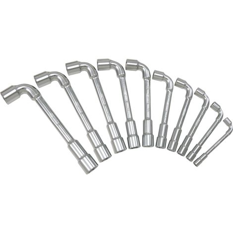 KS Tools - Jeu de 10 clés à pipe débouchées métriques - 6 pans - en boîte - 517.0440 (1/5)