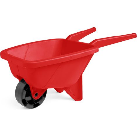 Carretilla de arena roja