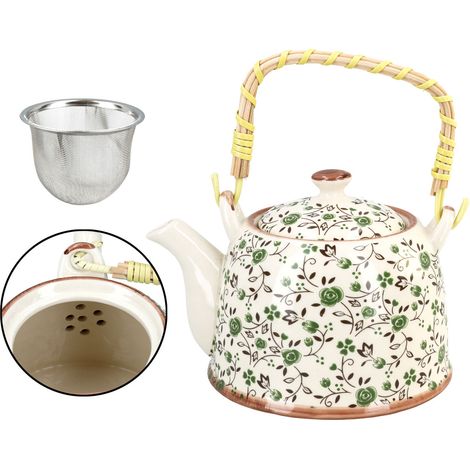 Bollitore in ceramica con infusore