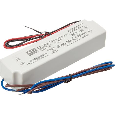 SEKI Power Supply LPV-60-24 2,5A 24V 60W marca (1/2)