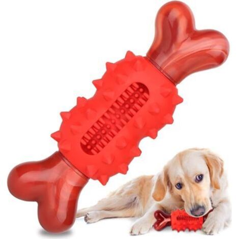 Jouet à mâcher pour chien à mâcher agressif, jouet en os de chien en nylon pour chiens de grande, moyenne et petite taille, jouets interactifs pour chien pour la dentition des chiots, jouets d (1/3)