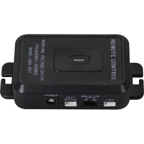 Kit d'ouvre-portes automatiques Kit de système de contrôleur d'accès sans fil télécommande ouvre-porte serrure électrique domestique pour accessoires de portail coulissant ( Color : Kit1 No Lock Exit (1/5)