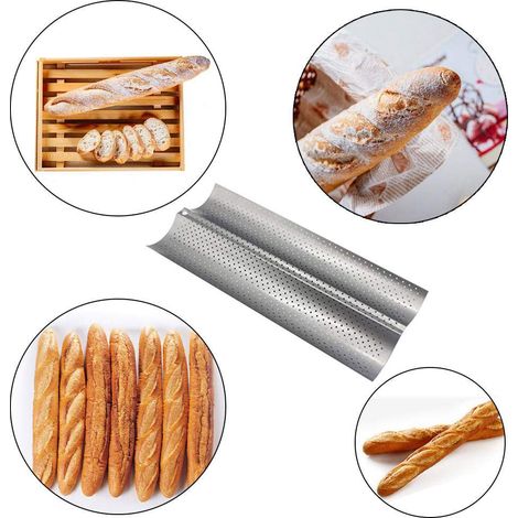 Plaque de cuisson à baguettes à 2 emplacements, antiadhésive, en acier inoxydable. (1/5)