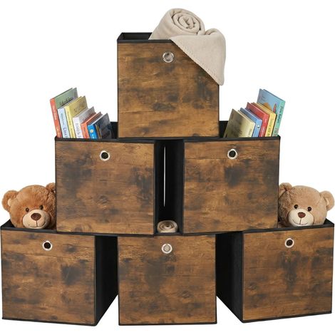 Set mit 6 faltbaren Stoffboxen (1/5)