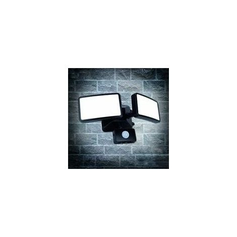 Projecteur LED extérieur avec détecteur de mouvement, double tête, étanche IP65, lumière du jour (1/4)