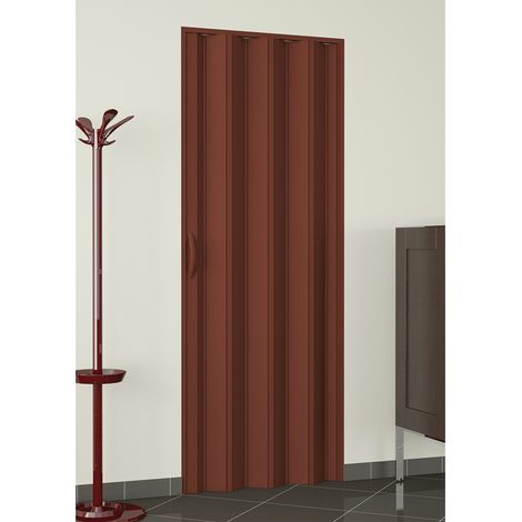 Porta a Soffietto Kasart Rigi Colore Mogano 82 X 210 cm