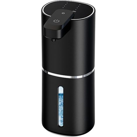 Nouveau distributeur de savon intelligent à感应, distributeur de liquide vaisselle automatique, modèle goutte à goutte noir, distributeur de savon mural pour les mains, usage domestique