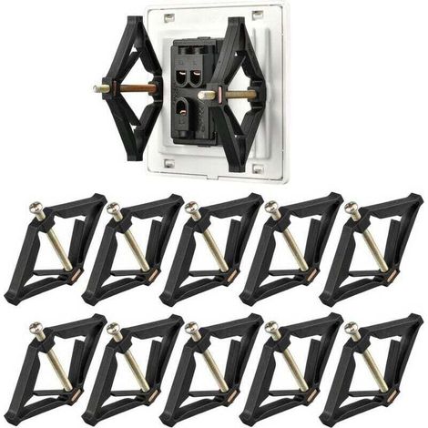 Outils de réparation pour boîtier d'interrupteur, 86 mm, lot de 10, montage mural, boîtier, outils de réparation, type interrupteur, cassettes, support de réparation pour la réparation de (1/4)