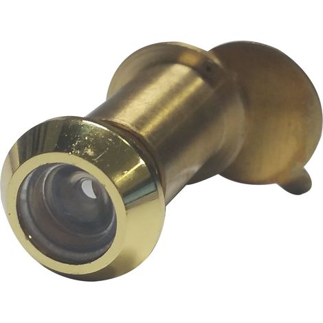 Türgucker ø 14 mm, Weitwinkel 170°, TS 25-45 mm, Messing poliert (1/2)