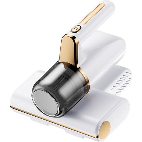 Aspirateur Anti-acariens Sans Fil, Rechargeable, Puissant et Multifonction avec UV pour la Protection de la Santé, Blanc pour Maison (1/5)