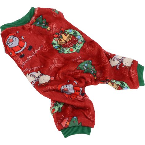 Costume de Noël pour animaux de compagnie - Doux, flexible, respirant, joli et amusant - Vêtements originaux pour chiens et chats - Taille XL (1/5)
