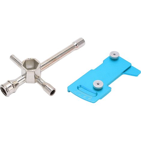 Clé cruciforme polyvalente pour modèles RC, avec poignée ergonomique et système de réglage 4WD. (1/5)